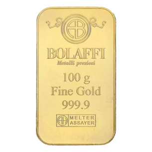 Lingotto Oro 100 gr Bolaffi Metalli Preziosi