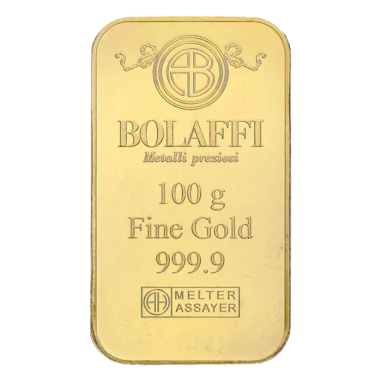 Lingotto Oro 100 gr Bolaffi Metalli Preziosi